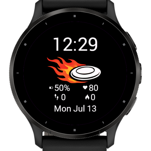 Disc Golf Watch Face- Sports Stats · Screenshot 0
