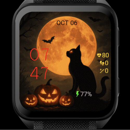 Halloween Moon Cat · Screenshot 0