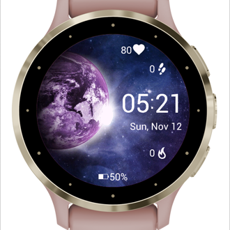 Purple Star watch face screenshot 2