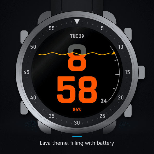 Fill Line: 大数字 步数 · Screenshot 1