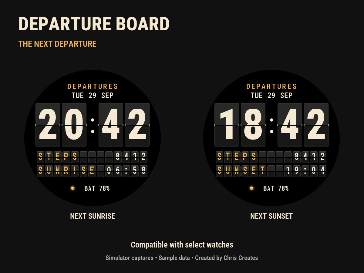 Departure Board · Screenshot 1