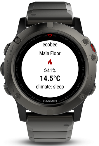 ecobee for Garmin · Screenshot 0