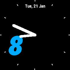 Minimalist Analogic Watch Face Garmin watch face