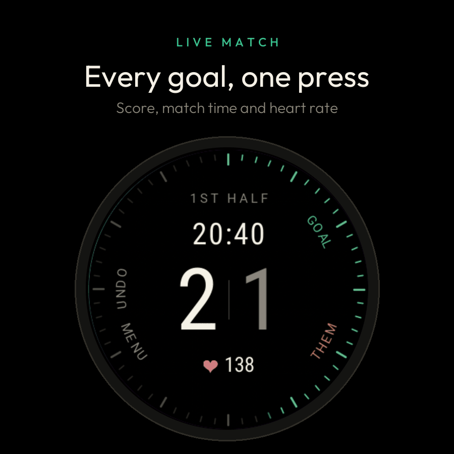 goal goal goal!: Football & Futsal Score · Screenshot 0