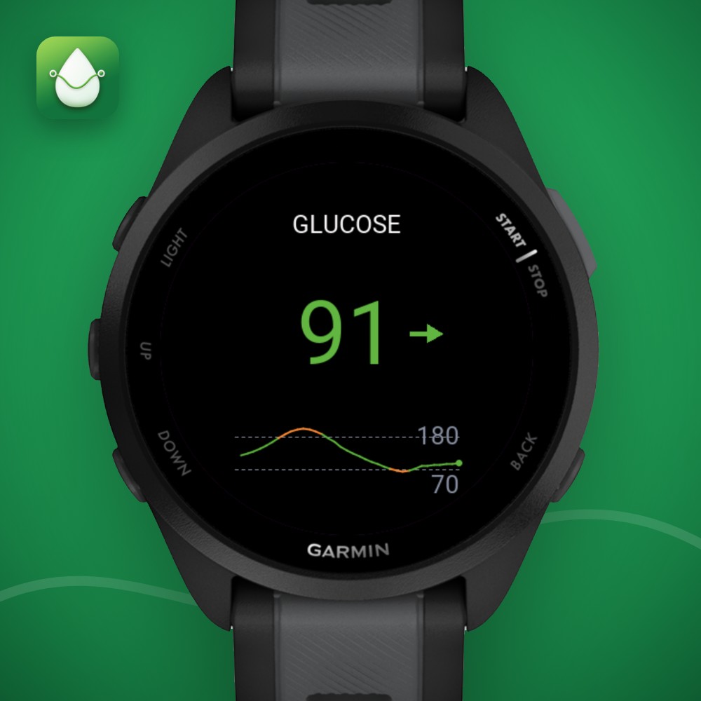 Sugar Sense - Glucose Data Field Libre Dexcom · Screenshot 1
