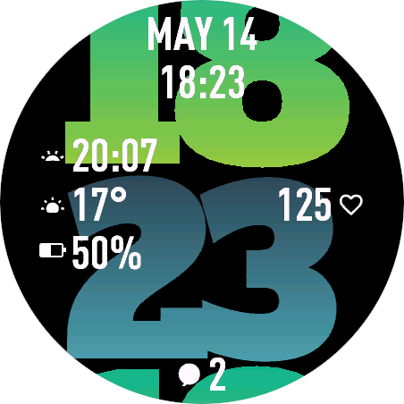 Tectonic Watch Face · Screenshot 1