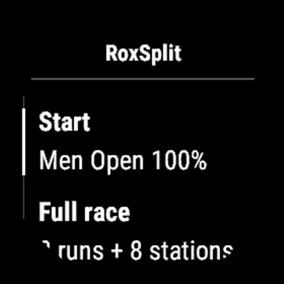 RoxSplit · Screenshot 0