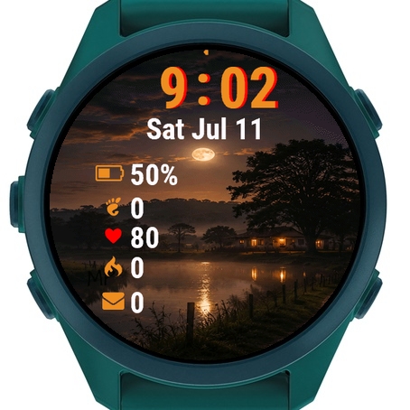 Full Moon Sky Over Body Water · Screenshot 2