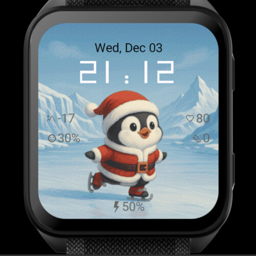 Ice Skating Penguin – Christmas · Screenshot 0