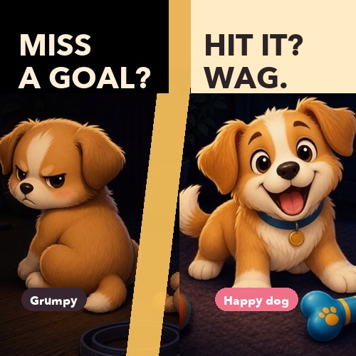 Pawgress (Goal Based Virtual Pet Dog) · Screenshot 2