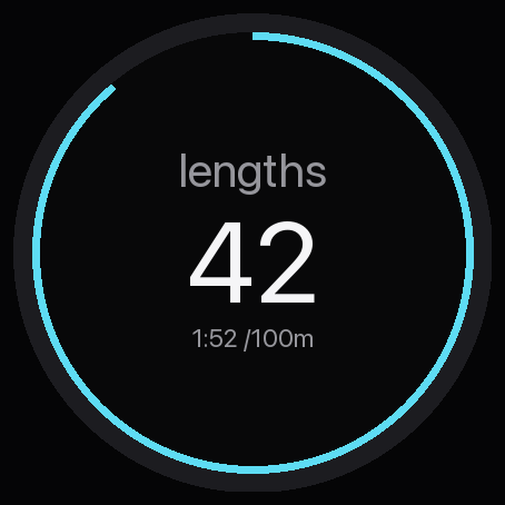 Swim Lap Alert - Length Buzz Field · Screenshot 0