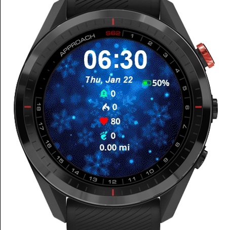 Snowflakes Dark Blue 4