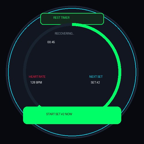 GymRep Pro - Strength & Rest Coach · Screenshot 1