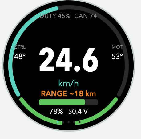 VESC Refloat Dashboard · Screenshot 0