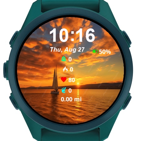 View Sun Setting Over Ocean · Screenshot 1