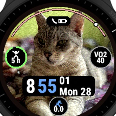 Cats – photo watch face · Screenshot 0