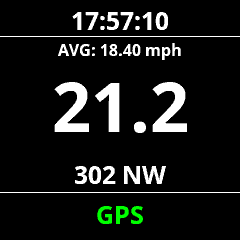 JustSpeedometer: see your speed · Screenshot 1