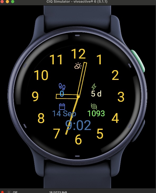 Chroma Weather Watch Face Free · Screenshot 4