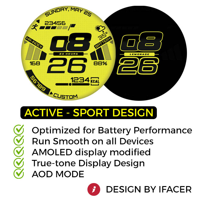 iFacer - SportLemonade · Screenshot 1