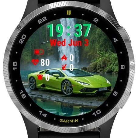 Green Sports Car Parked · Screenshot 1