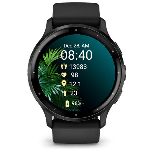 Tropical AMOLED watch face screenshot 3