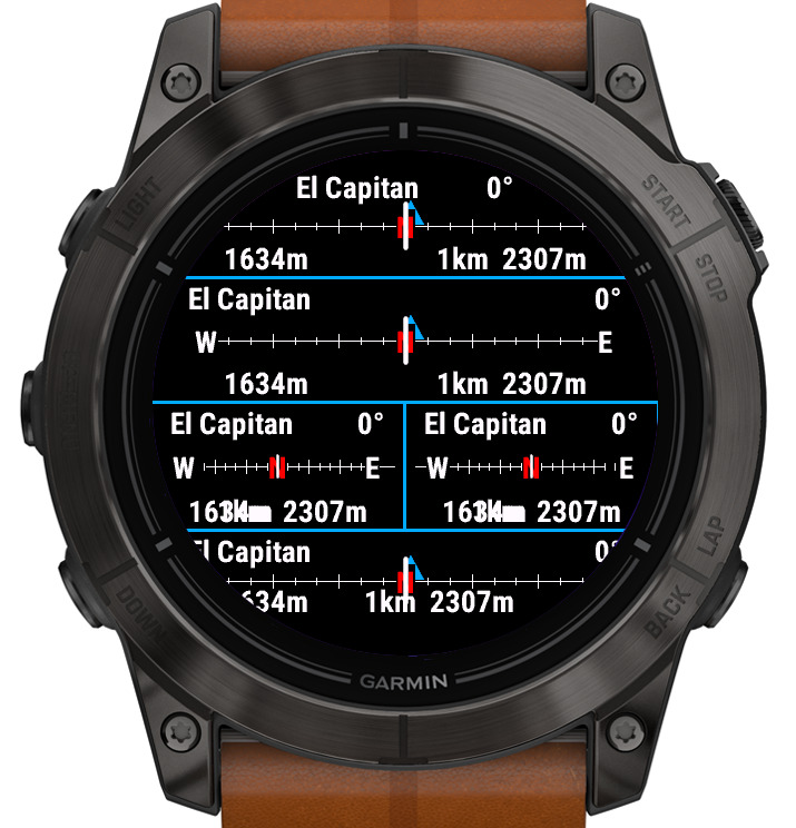 Peak Finder - data field for activities · Screenshot 3