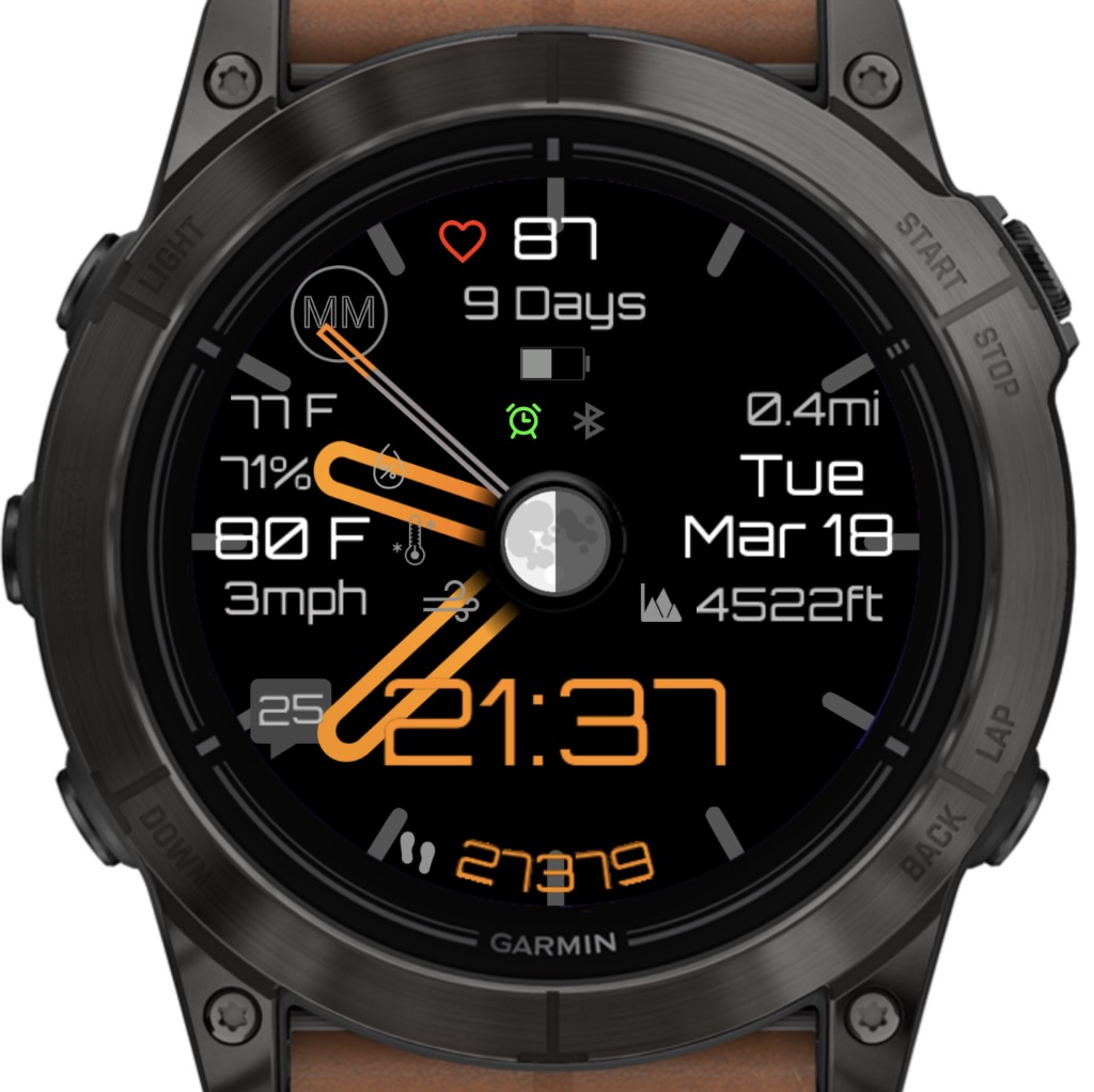 Stratos Touch Orange (OWM Weather) · Screenshot 0