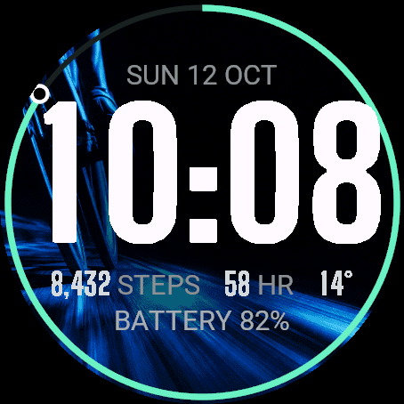 Run Face — the watch face for the Run data field · Screenshot 3