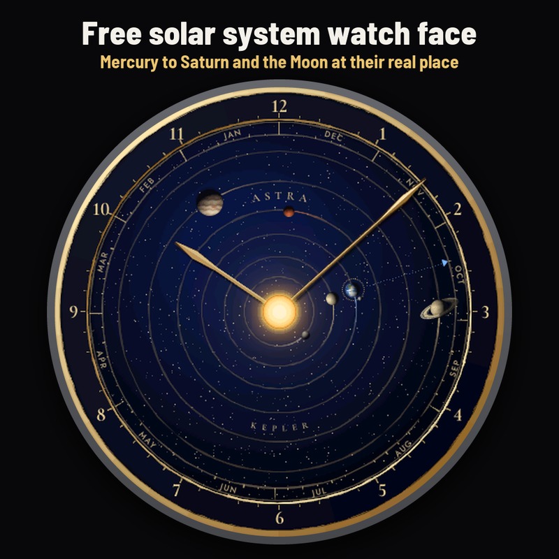 Astra Kepler Free – 太阳系行星表盘 · Screenshot 0