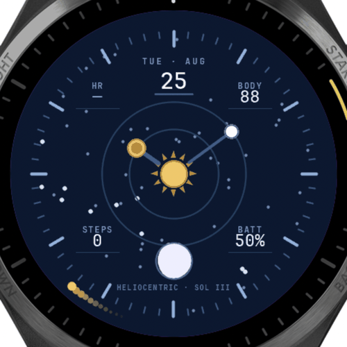 Orrery: Analog Moon Phase Solar System · Screenshot 3