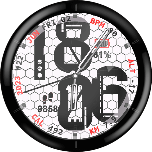 Metal Look Big Numbers Gen3 · Screenshot 0