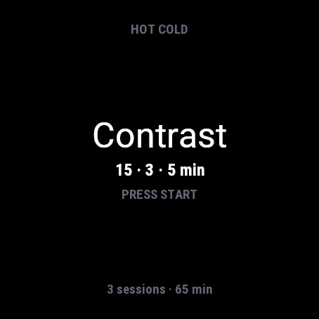 Hot Cold: Sauna & Cold Plunge Tracker · Screenshot 0