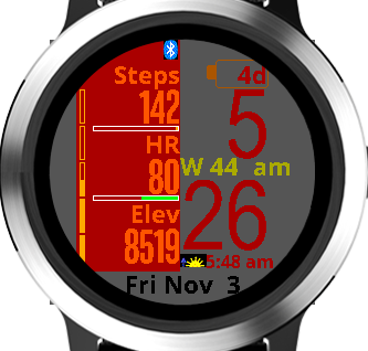 MegaTime - Large font watchface · Screenshot 3