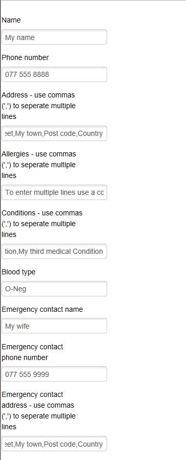 Medical Info · Screenshot 4