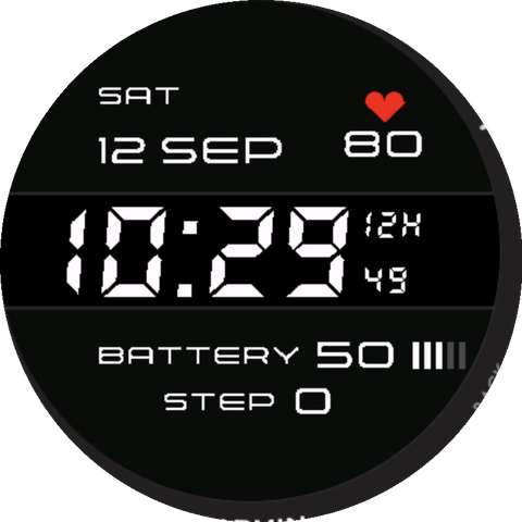 10DOL — Digital LCD Watch Face · Screenshot 4