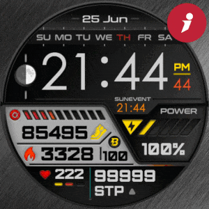 iFacer - POWER HUD (Silver) · Screenshot 0