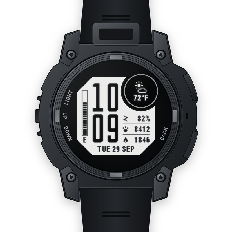 Girder – Stacked Clock Watch Face · Screenshot 1