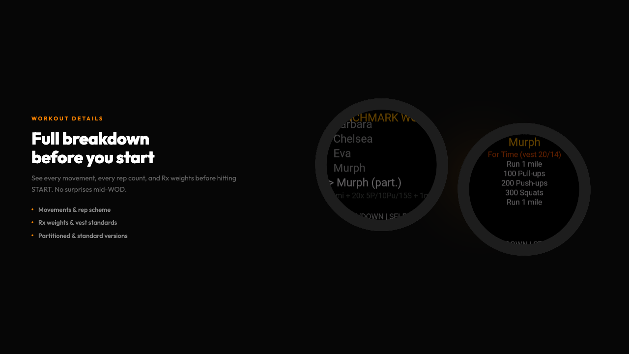 Crosstraining Benchmark App · Screenshot 2