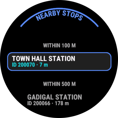 Next Depart NSW Demo · Screenshot 4
