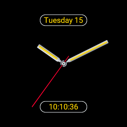 AMOLED Lines - Minimal Color Vector - Gold · Screenshot 1