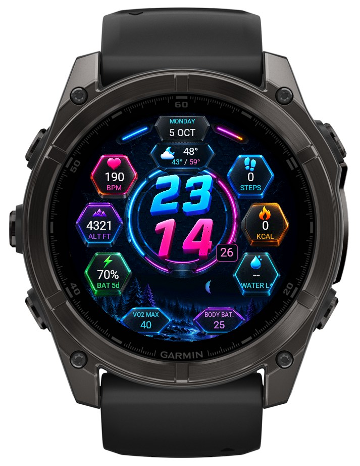 Neon Horizon - AMOLED Landscapes · Screenshot 2