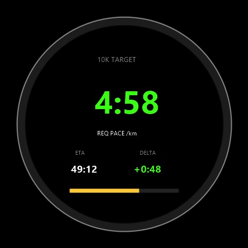 FlexRace - Race Pace and ETA · Screenshot 2