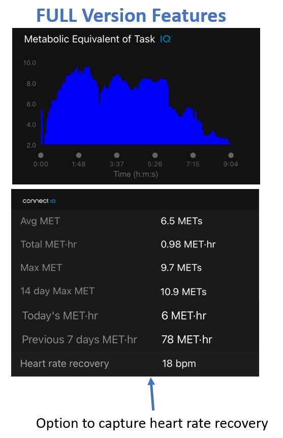 MET（任务的代谢当量） · Screenshot 1