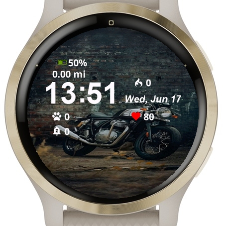Motorcycle Parked Front Brick · Screenshot 0