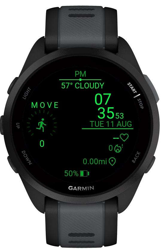 Digital Green watch face screenshot 3
