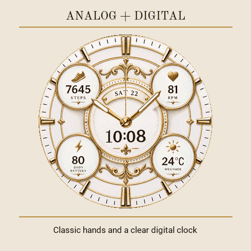 Ivory Fleur Hybrid - Luxury Analog · Screenshot 0