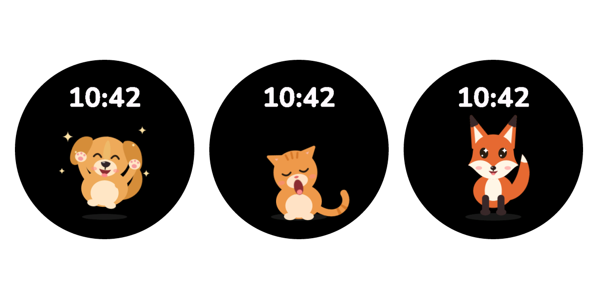 Pawbeat – Living Pet Watch Face · Screenshot 1