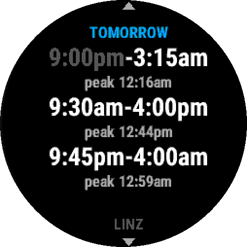 NZ Swim Tides · Screenshot 1