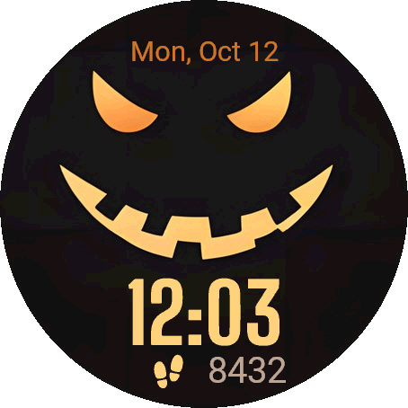 Pumpkin Grin AMOLED · Screenshot 1