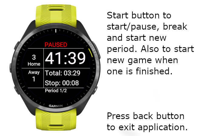 Hektors RefWatch (soccer/sports referee watch) · Screenshot 1